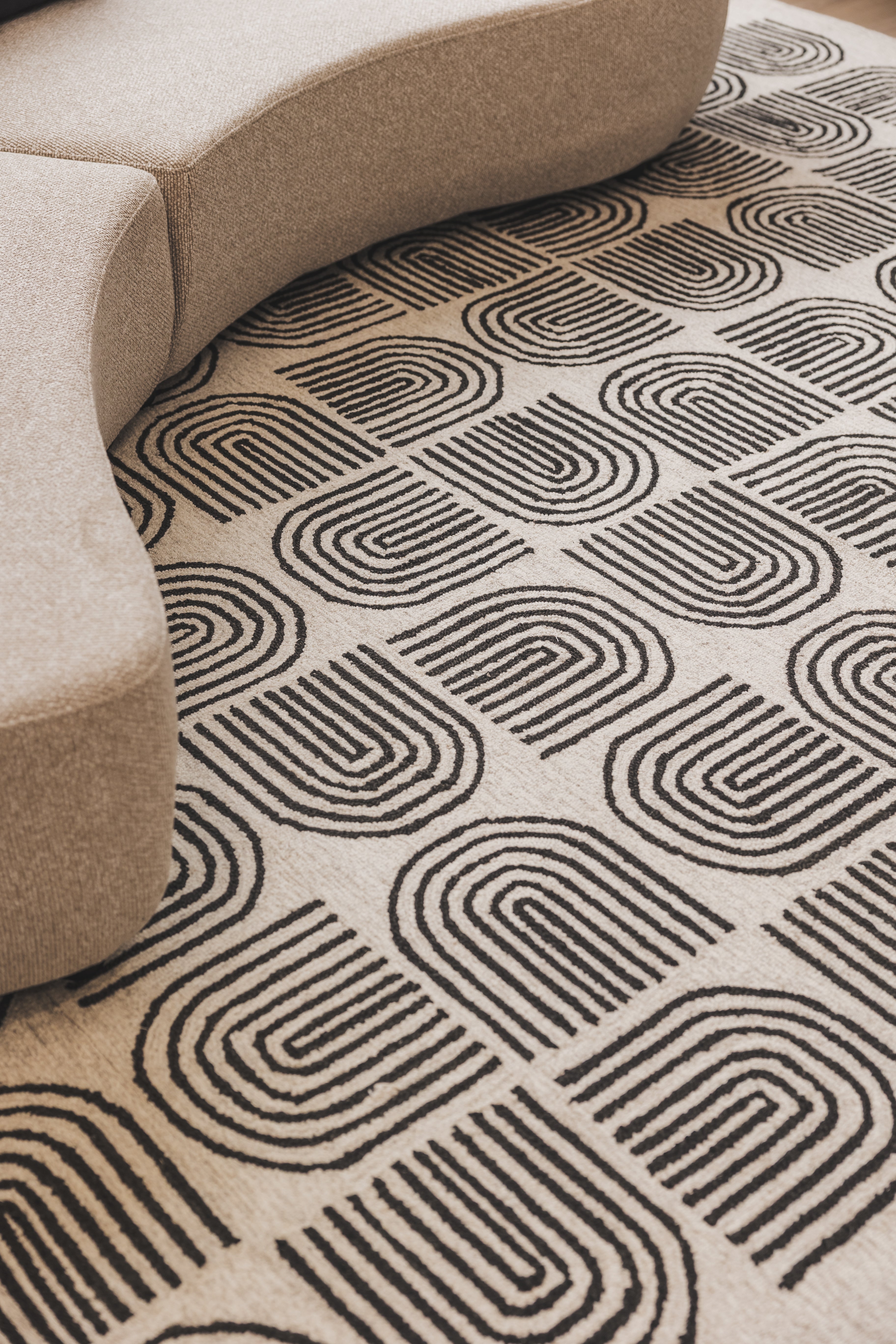 Arcade Rug in Domino - Hertex Haus - Hertex Haus