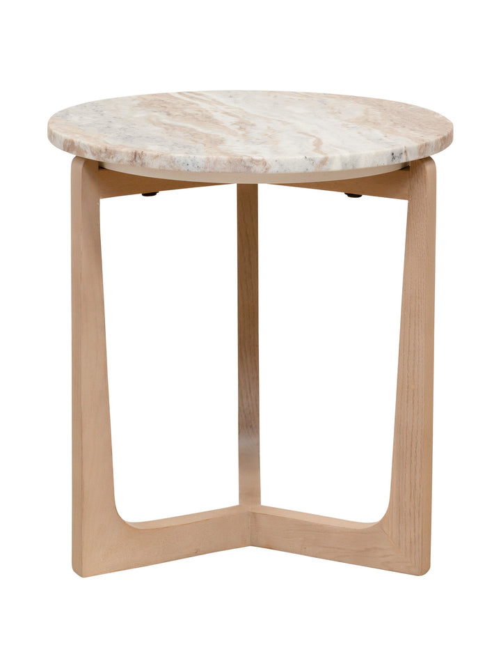 Ardent Oak Side Table in Pebble Beach