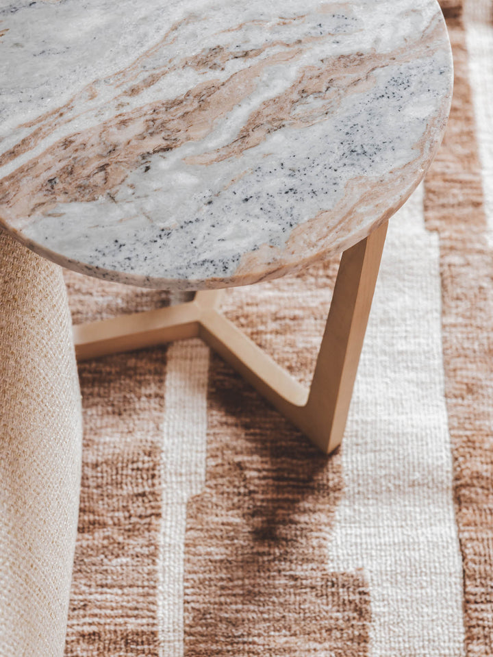 Ardent Oak Side Table in Pebble Beach