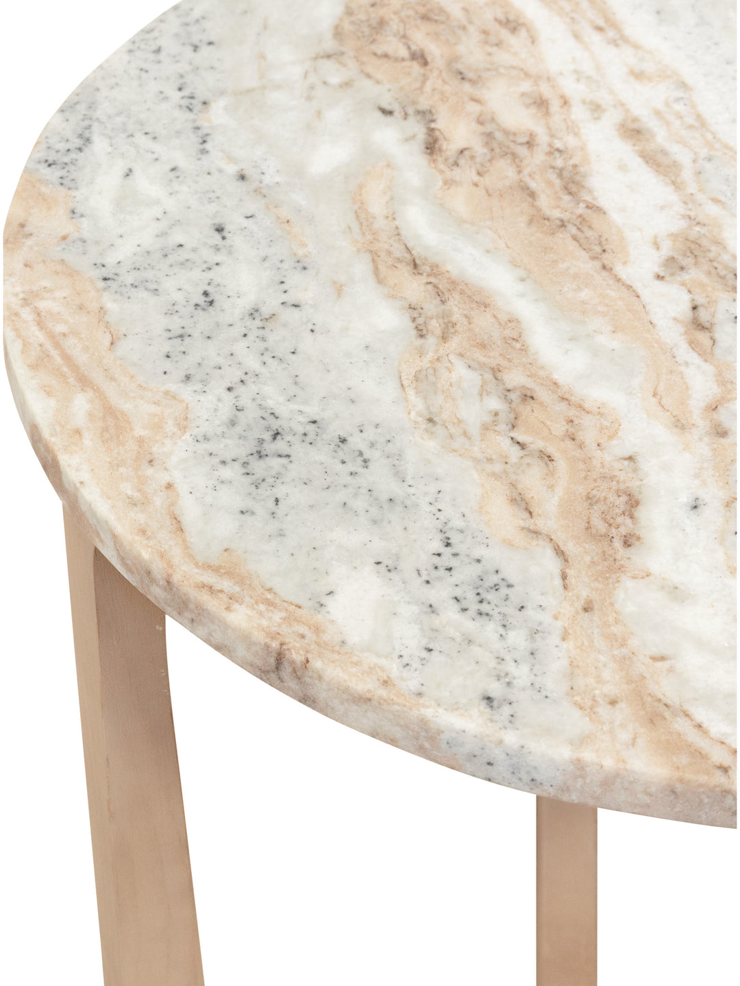Ardent Oak Side Table in Pebble Beach