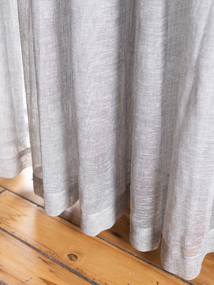 Author Ready Made Unlined Extra Length Curtain in Graphite