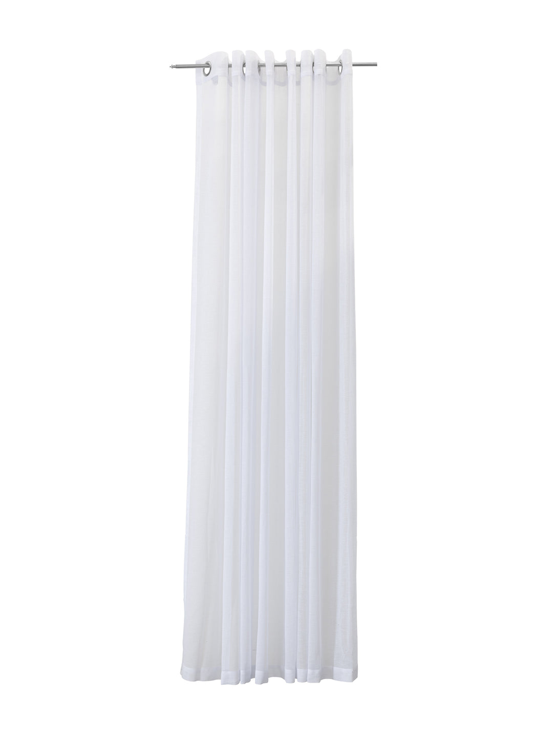 Author Ready Made Unlined Extra Length Curtain in White