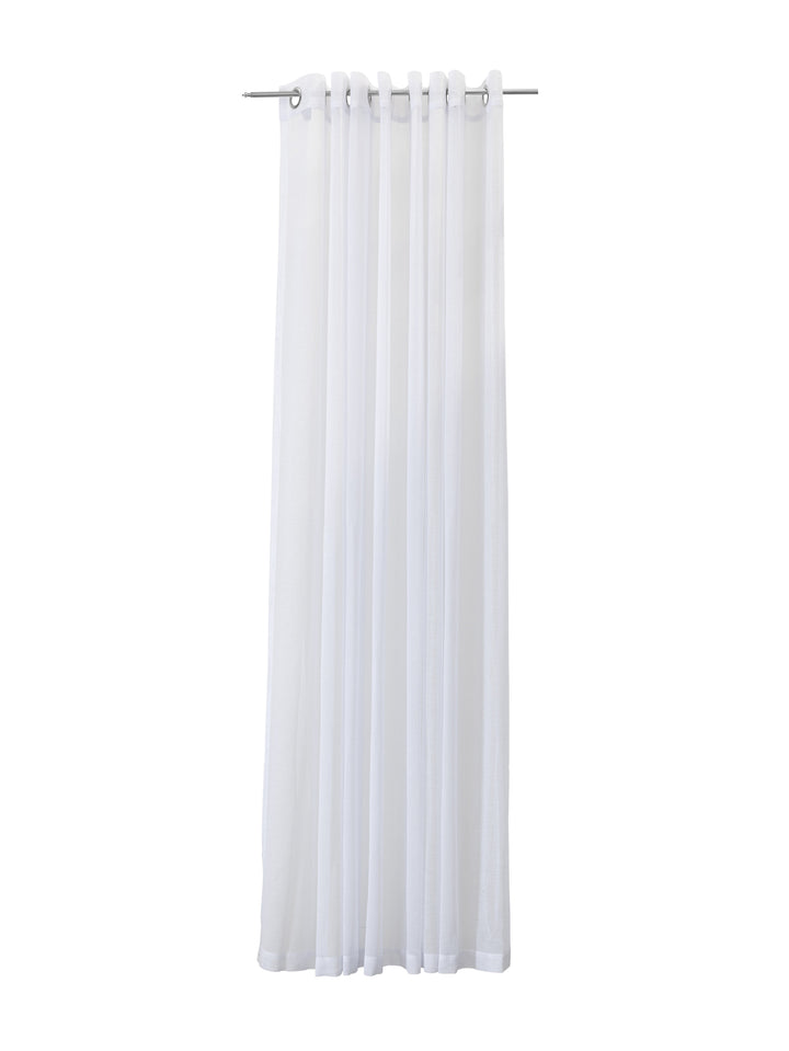 Author Ready Made Unlined Extra Length Curtain in White