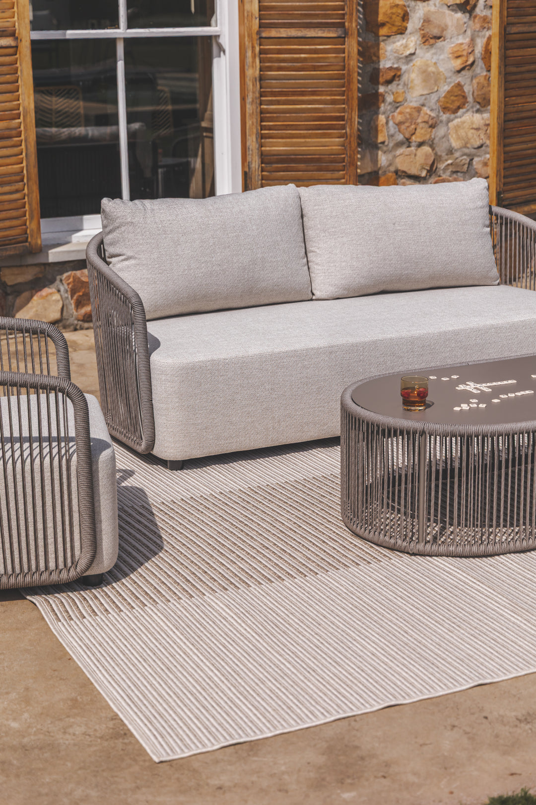 Bacalar Outdoor Sofa 3-Seater in Earth