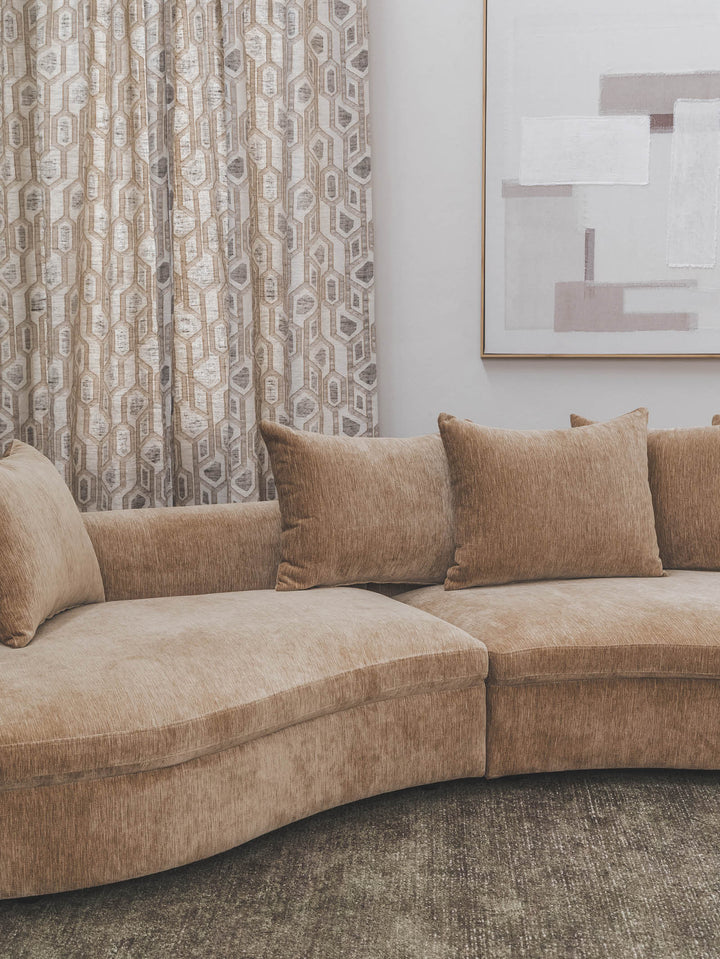 Baine 4-Seater Sofa in Wilwood Almond