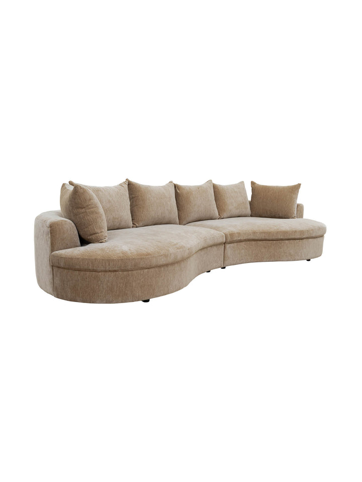 Baine 4-Seater Sofa in Wilwood Almond