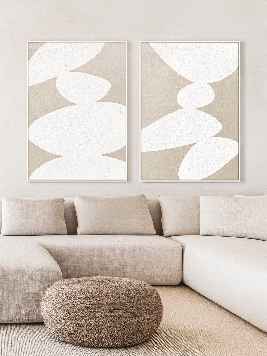 Balancing Act Wall Art Set of 2 in Salt Rock