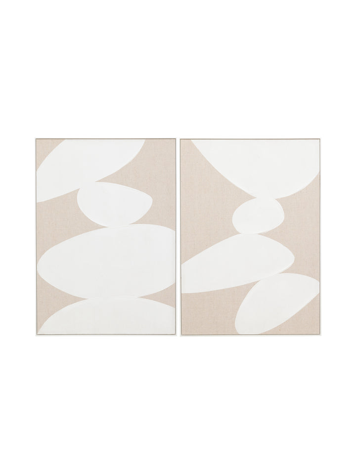 Balancing Act Wall Art Set of 2 in Salt Rock