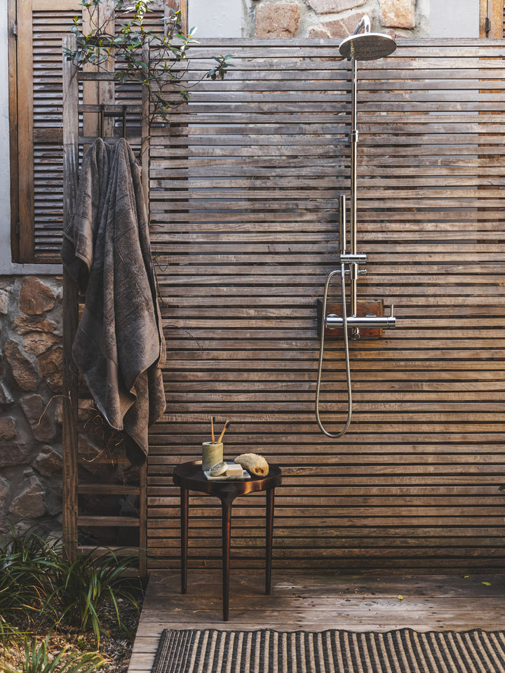 Bali Side Table in Bark