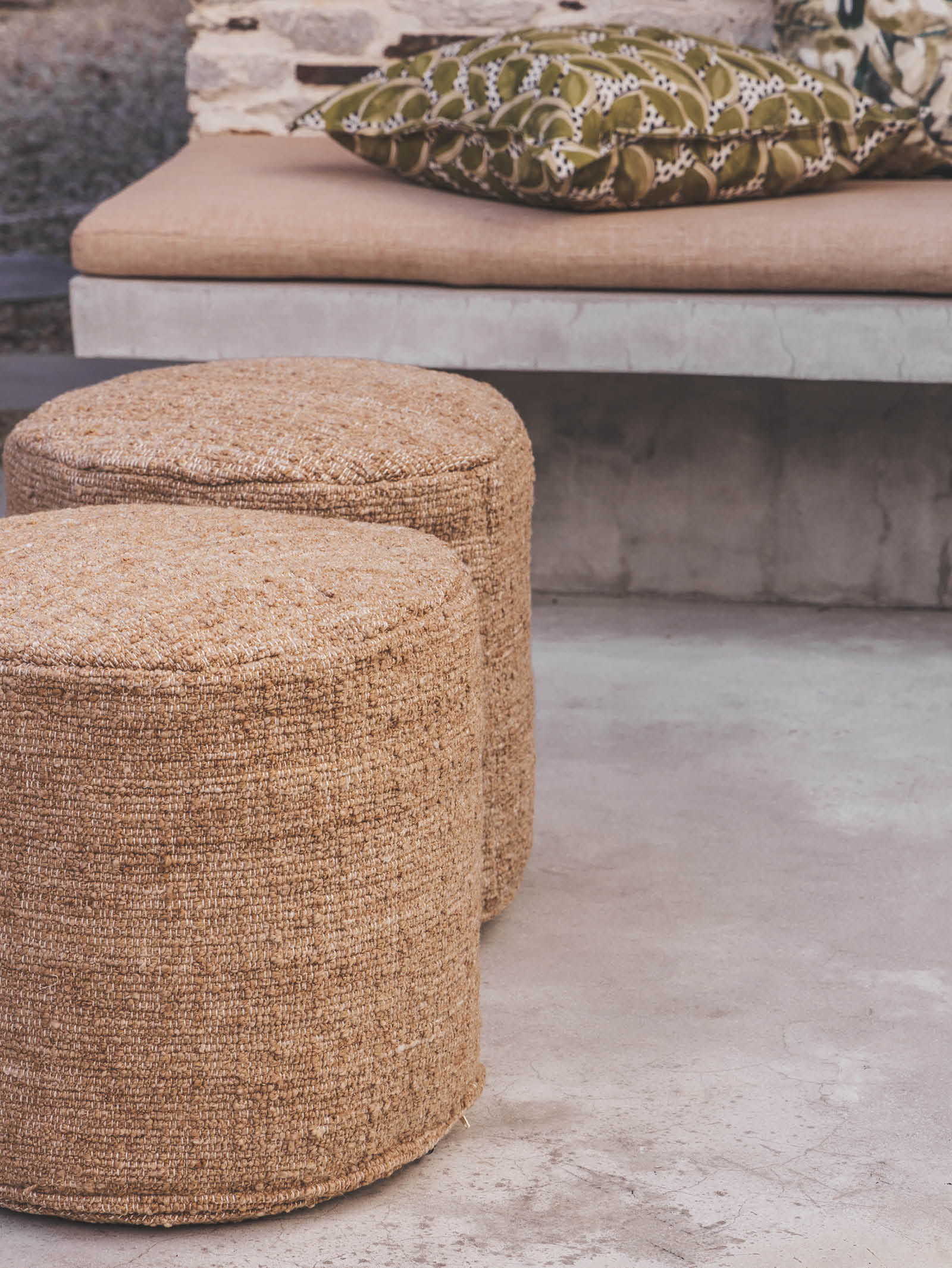 てつ BACCHUS STOOL Bayfront Outdoor Stool - Hertex Haus - Hertex Haus