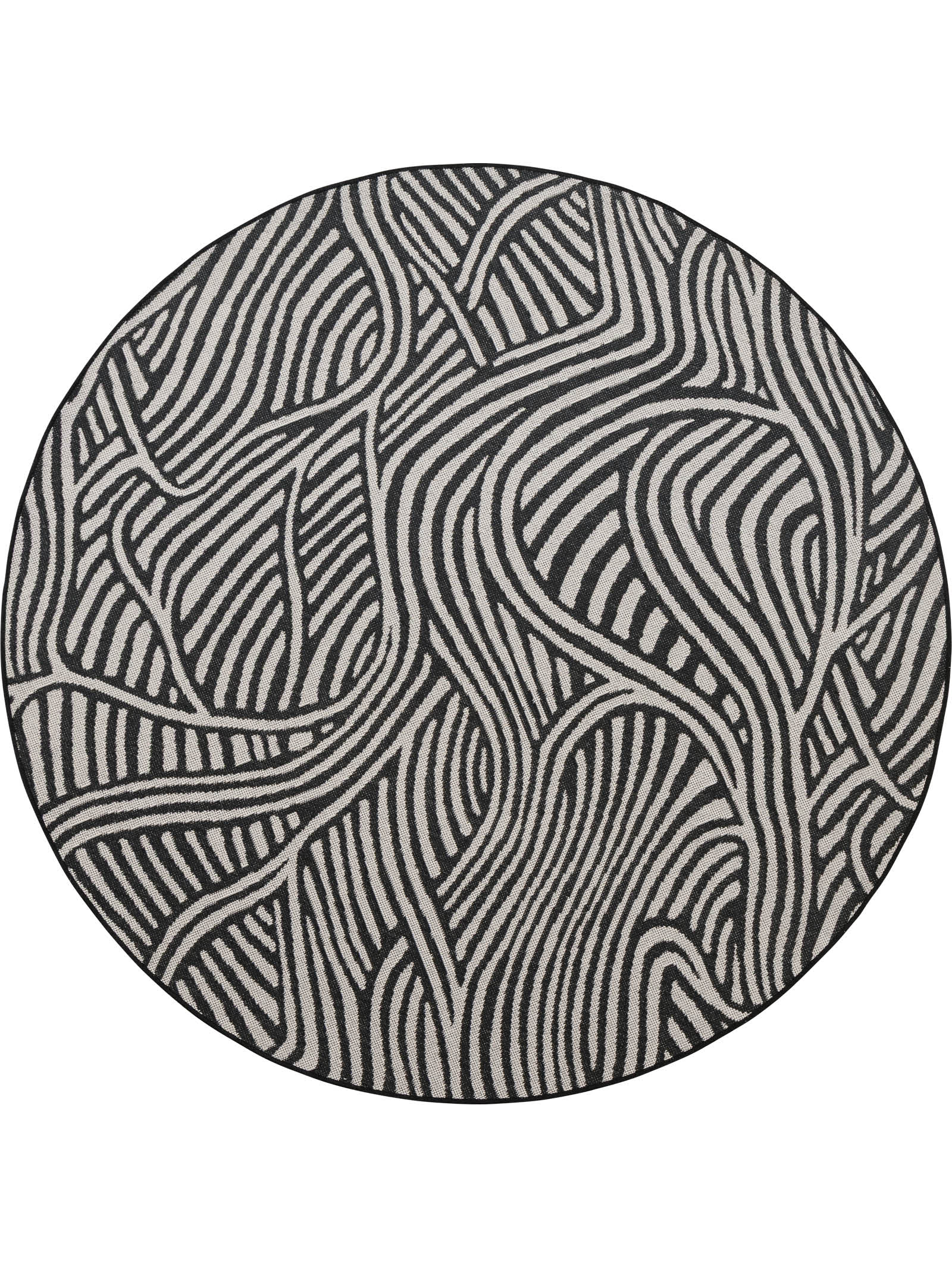 Current Round Rug in Jetty - Hertex Haus