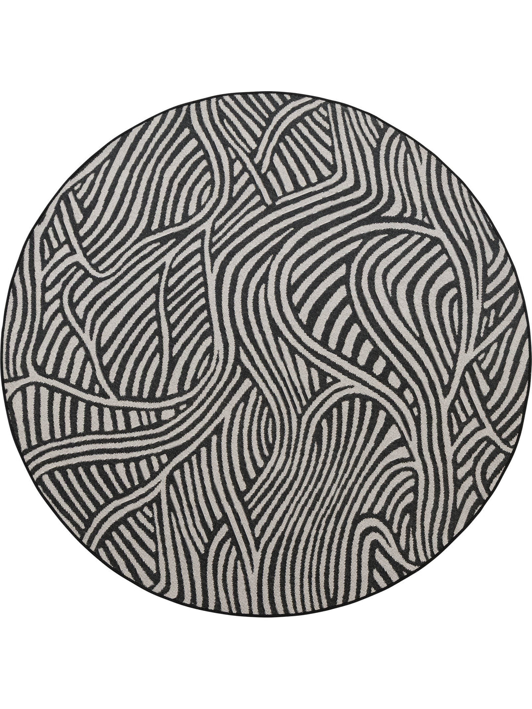 Current Round Rug in Jetty