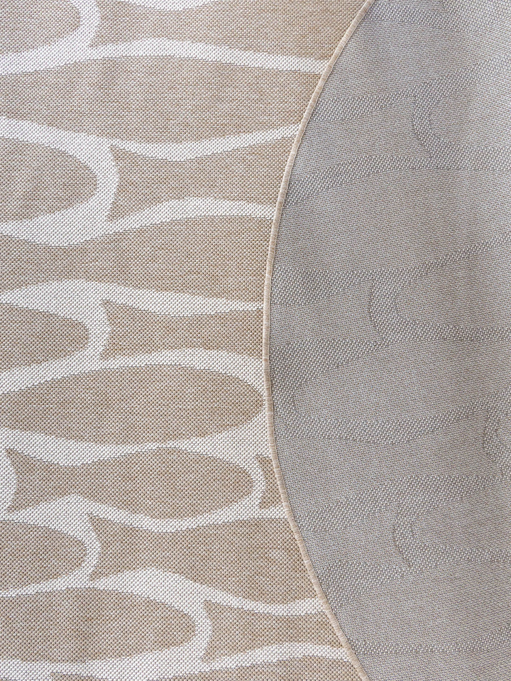Finley Round Rug in Suntan