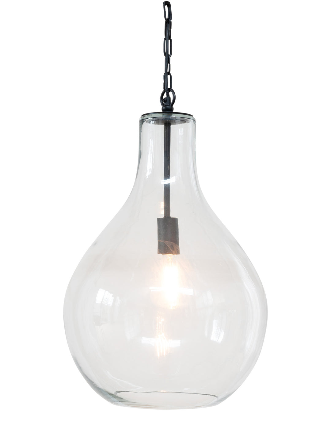 Bell Pendant in Black Sparrow