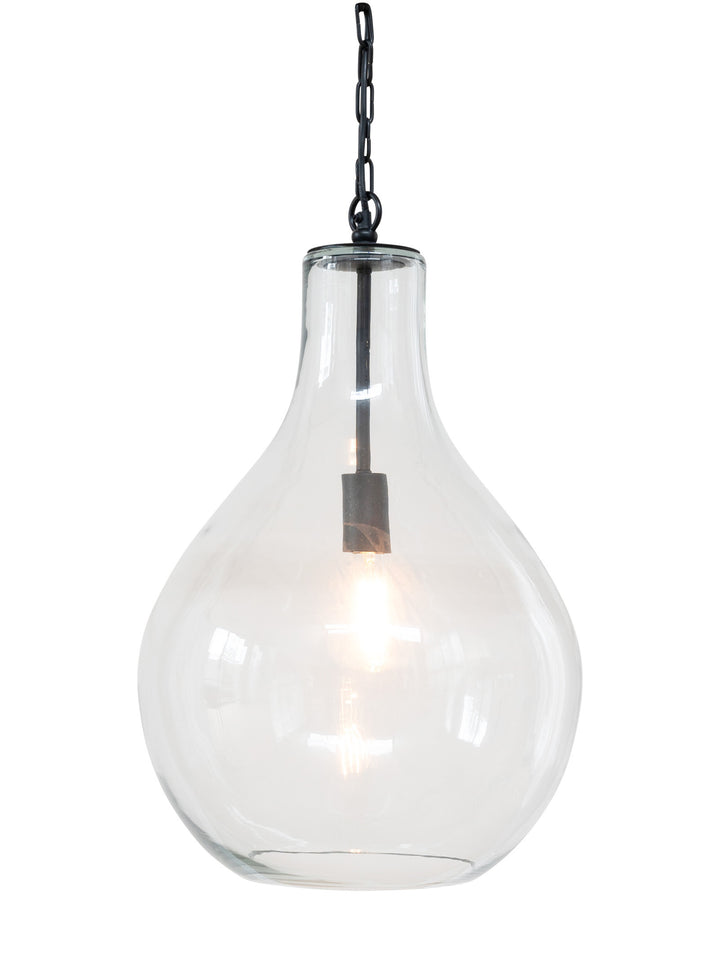 Bell Pendant in Black Sparrow