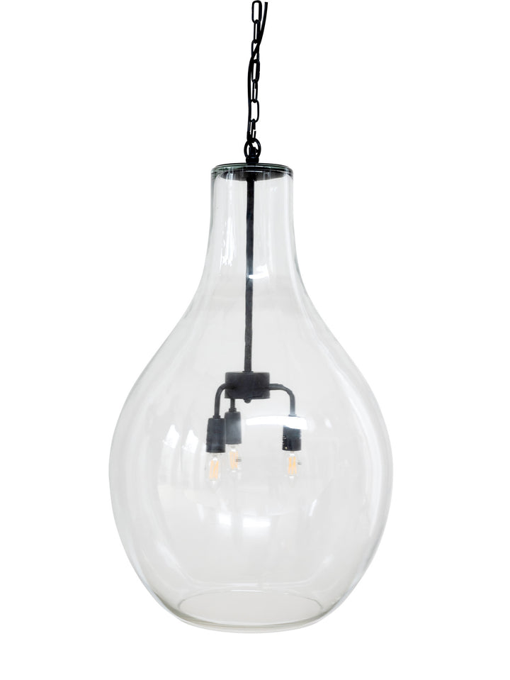 Bell Pendant in Black Sparrow