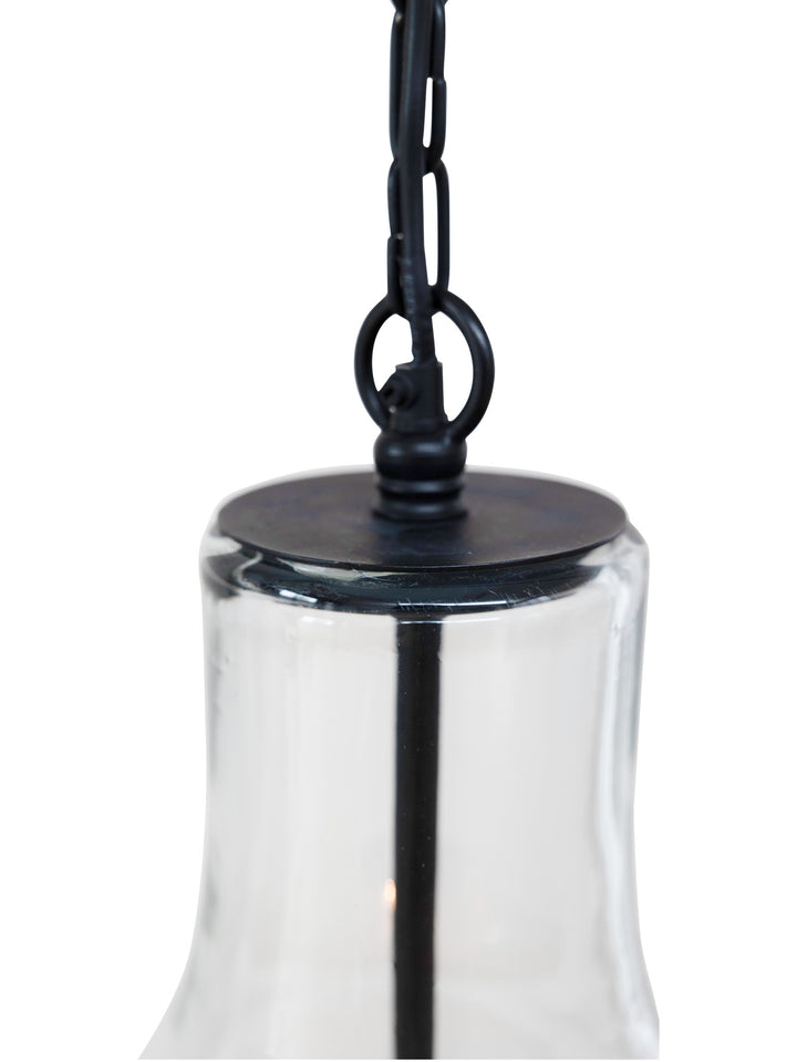 Bell Pendant in Black Sparrow
