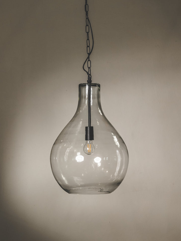 Bell Pendant in Black Sparrow