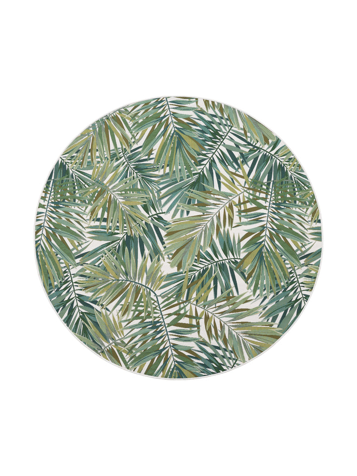 Bermuda Round Rug in Palm Sway