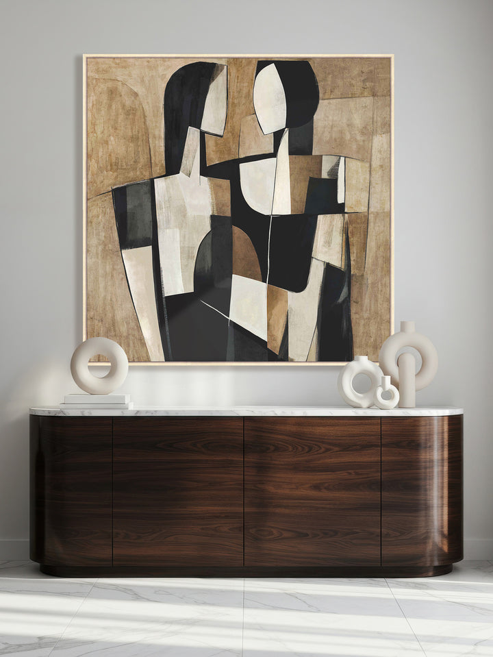 Between Us Wall Art in Earthy