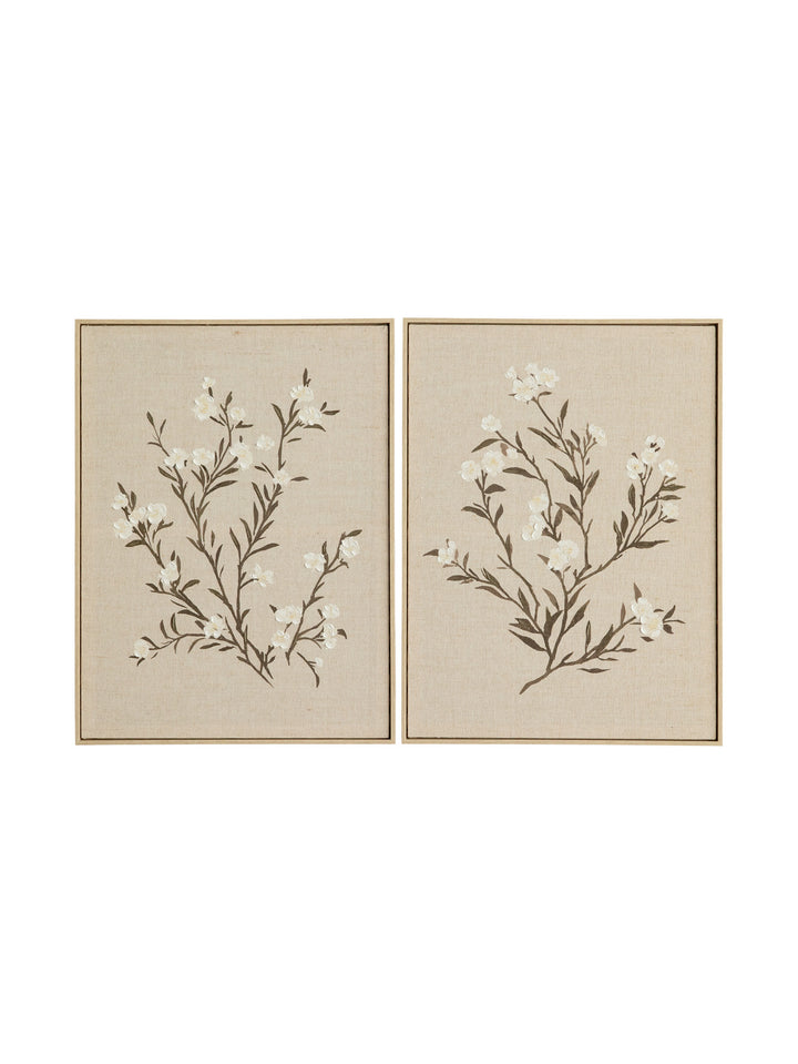 Bloom Wall Art Set of 2 in Lino