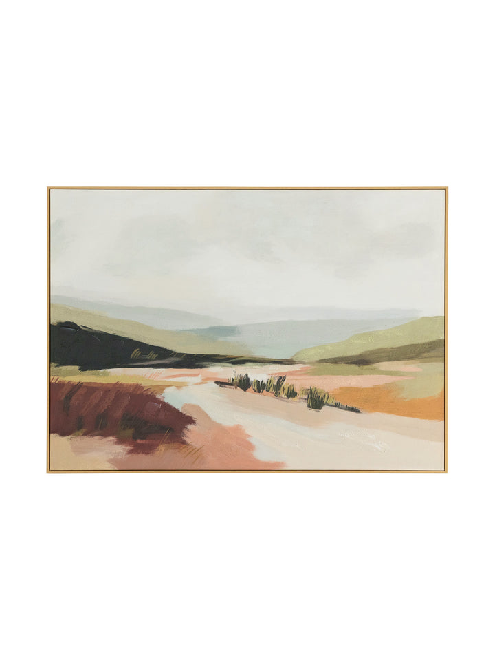 Blush Horizon Wall Art in Field