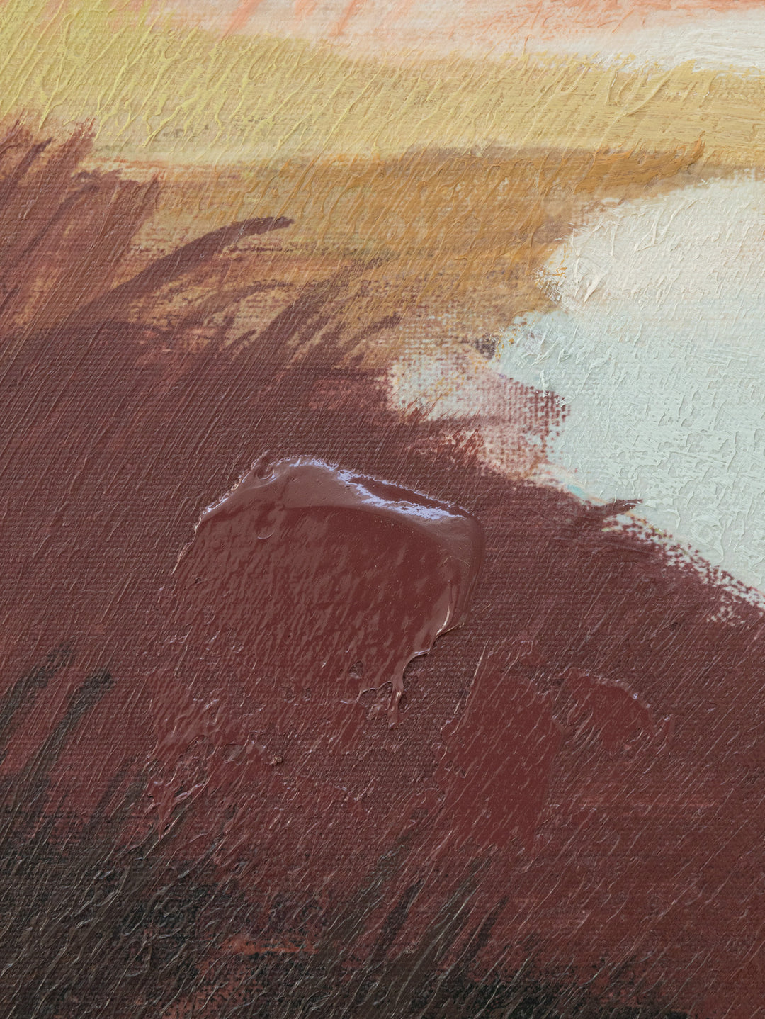 Blush Horizon Wall Art in Field