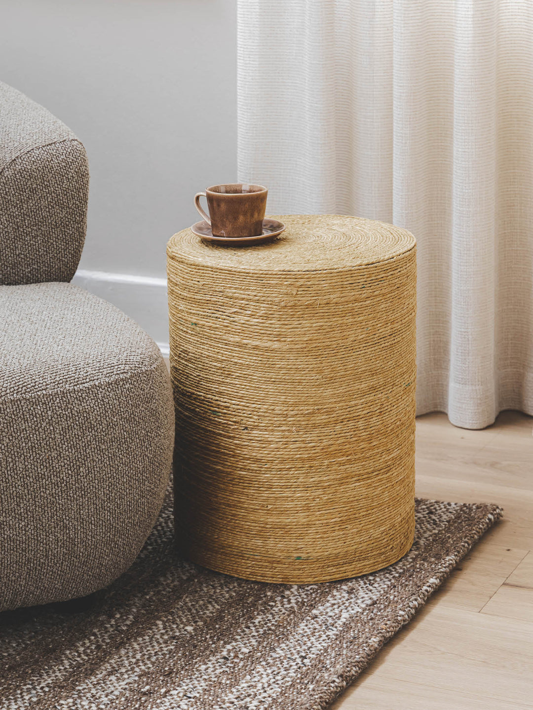 Boho Side Table in Natural
