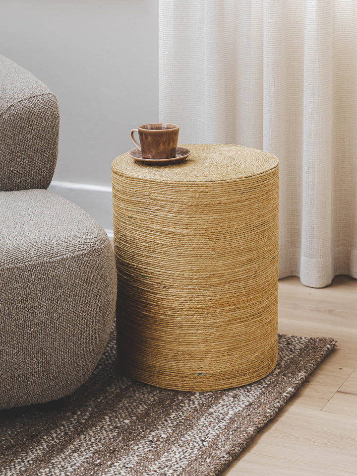 Boho Side Table in Natural