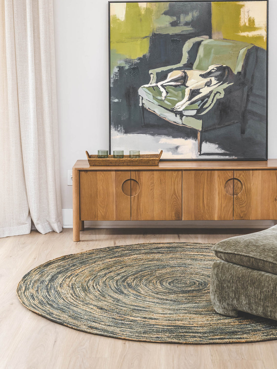 Bosch Oak Media Unit in Ginger