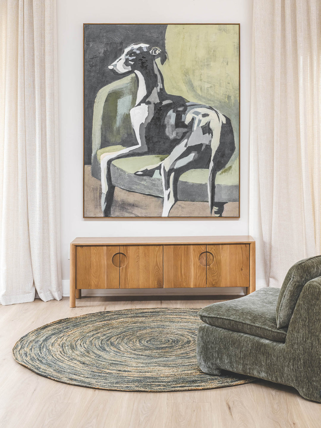 Bosch Oak Media Unit in Ginger