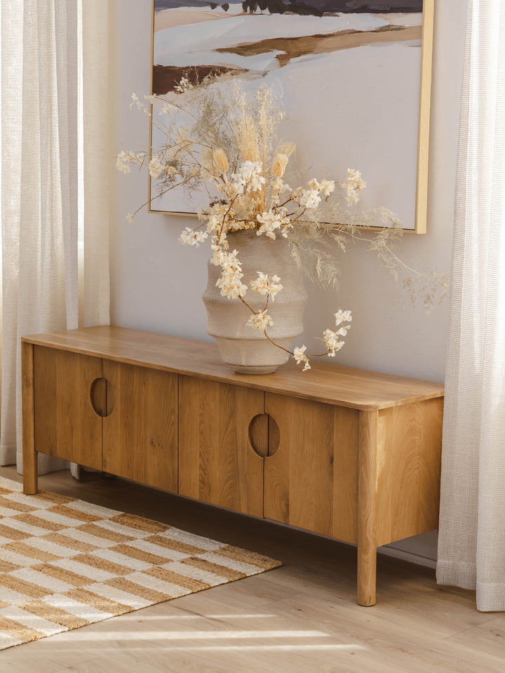 Bosch Oak Media Unit in Ginger