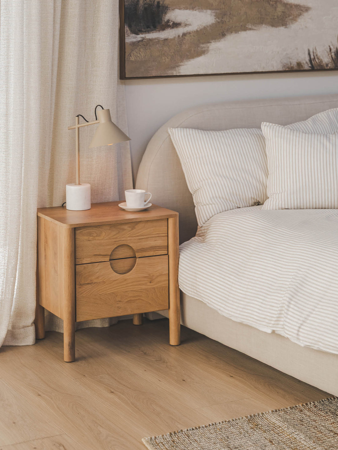 Bosch Oak Nightstand in Ginger