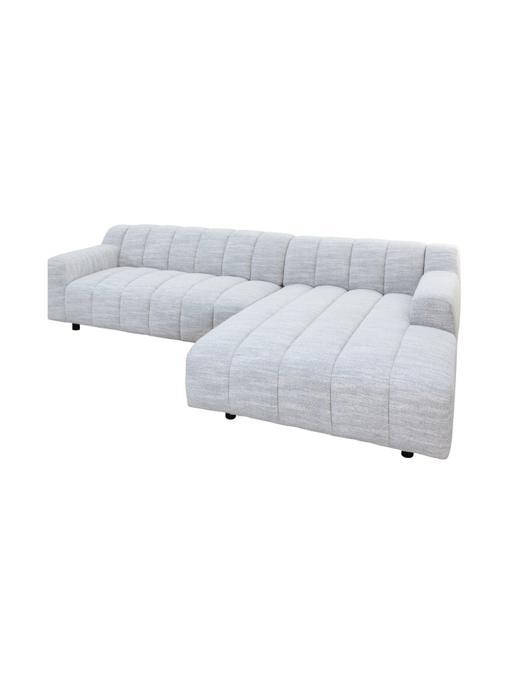 Bruce Sofa Right Chaise in Aslan Cracked Pepper