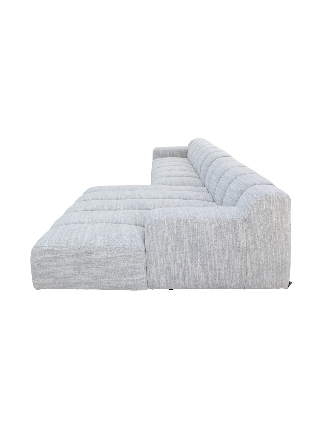 Bruce 3-Seater R-Chaise Sofa in Aslan Cracked Pepper