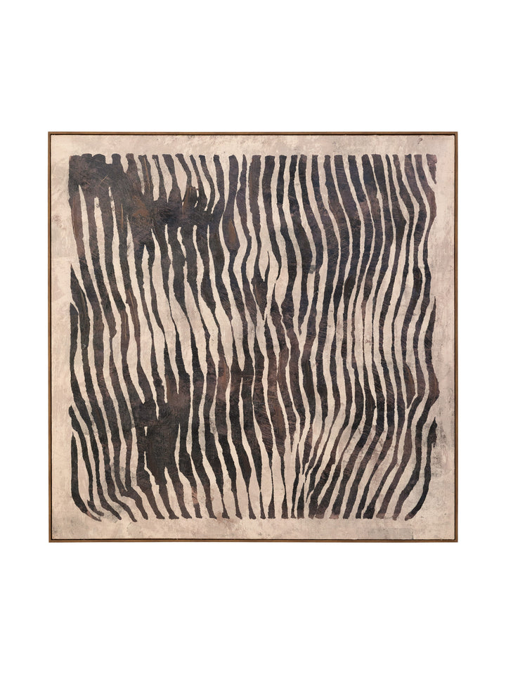 Bushveld Wall Art in Dusty Zebra
