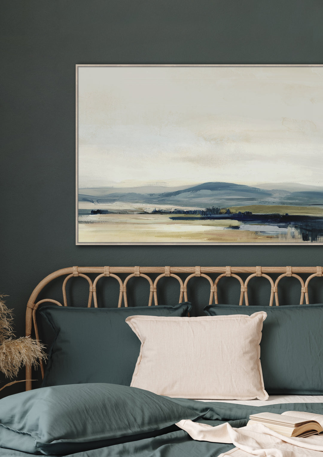 Caledon Wall Art in Blue Haze