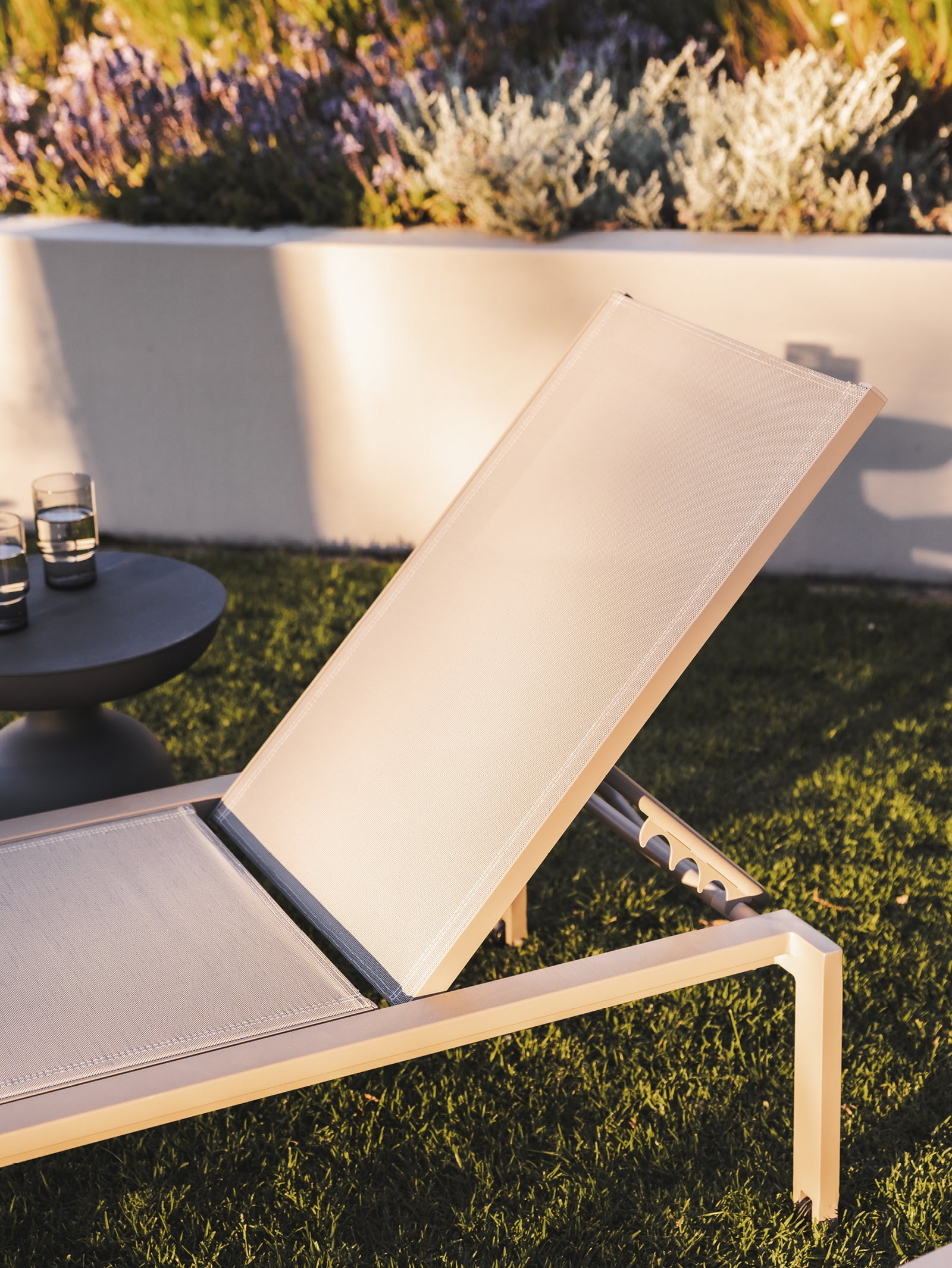 Capri Outdoor Stackable Lounger Safari - Hertex Haus - Hertex Haus