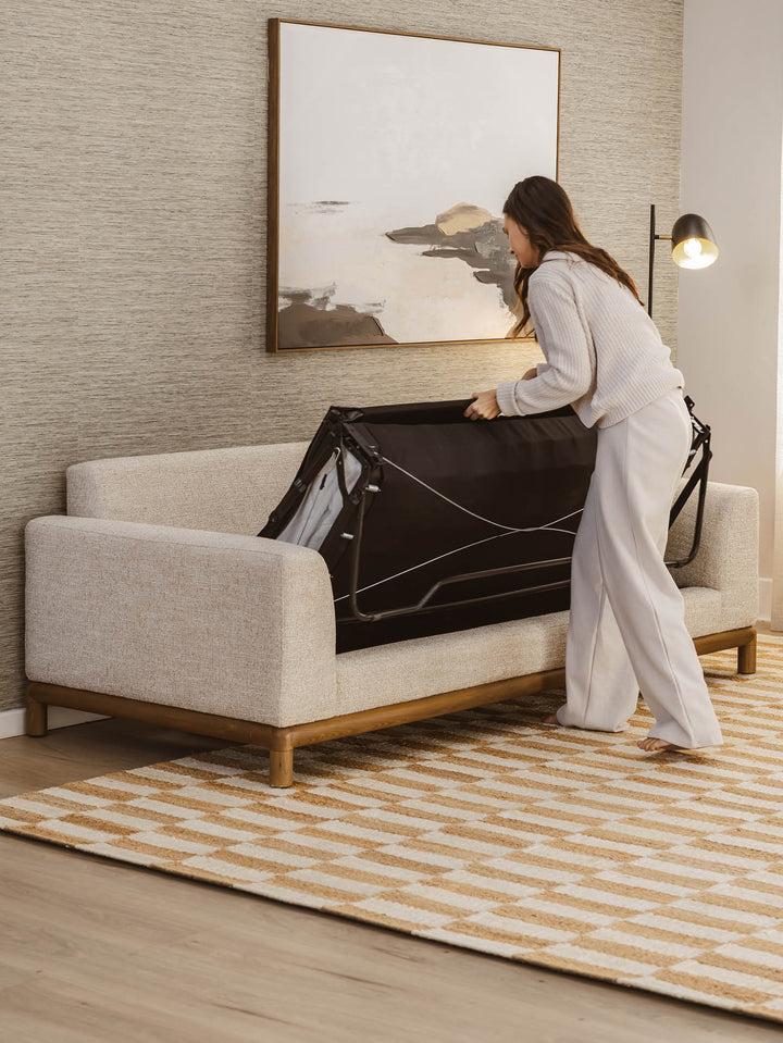 Caroline Sleeper Sofa in Cosmopolitan Almond