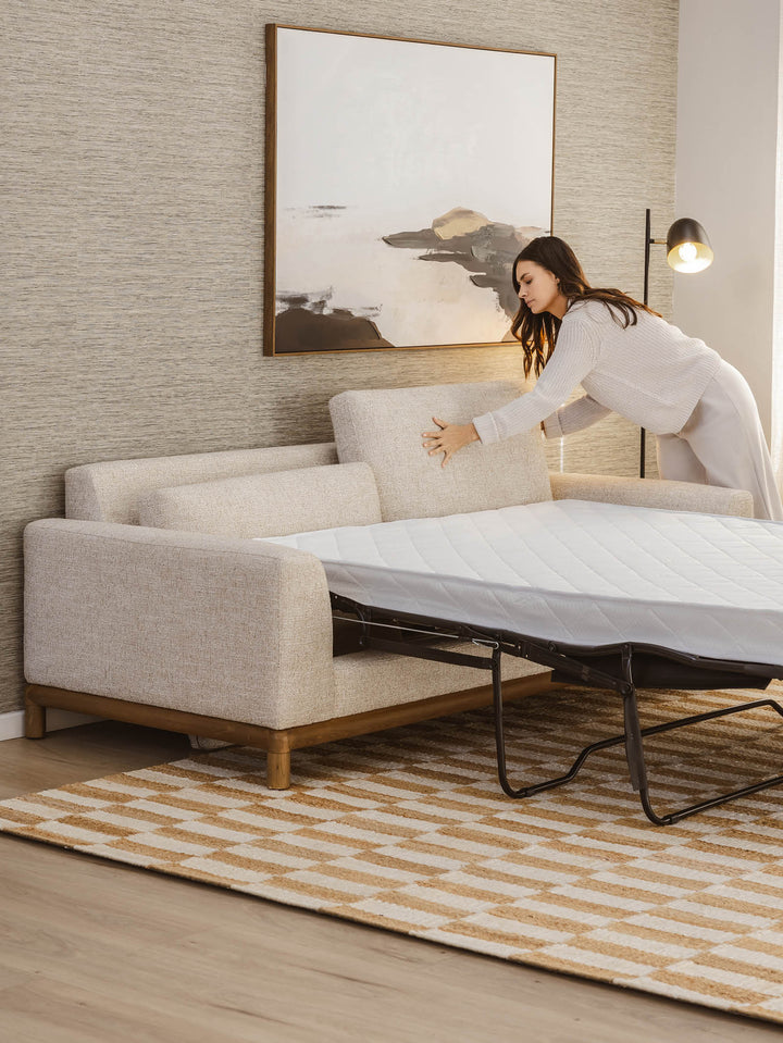 Caroline Sleeper Sofa in Cosmopolitan Almond