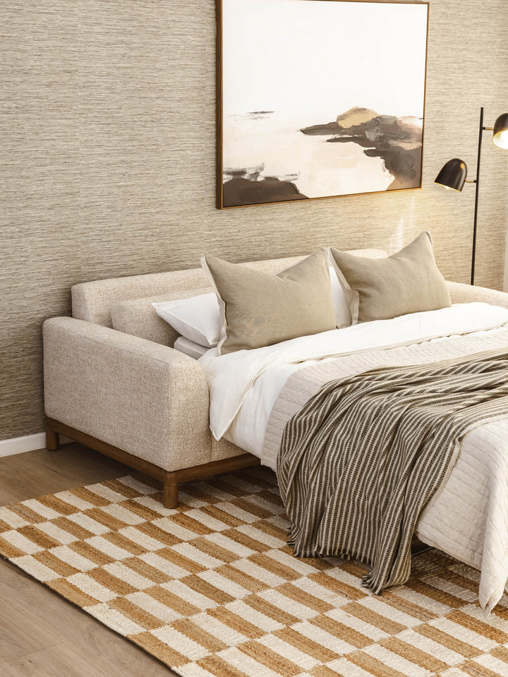 Caroline Sleeper Sofa in Cosmopolitan Almond