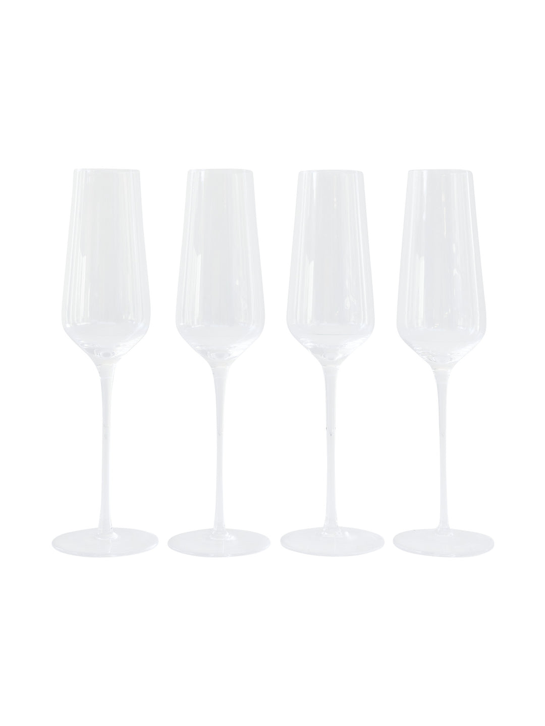 Celebration Champagne Glass Set of 4 in Clear