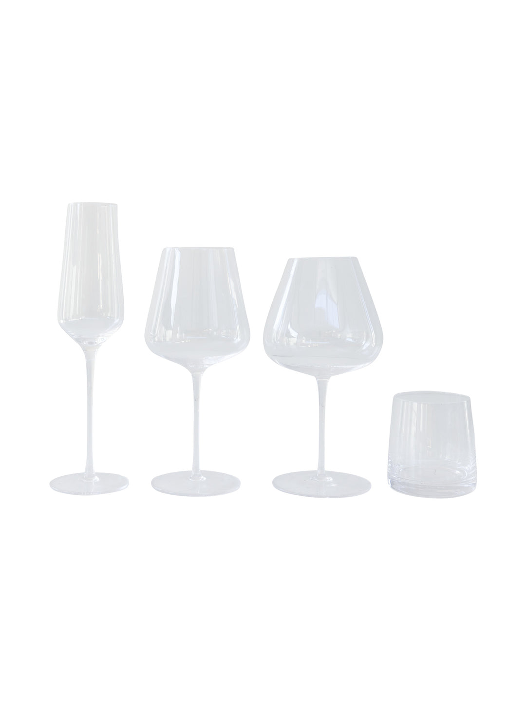 Celebration Champagne Glass Set of 4 in Clear