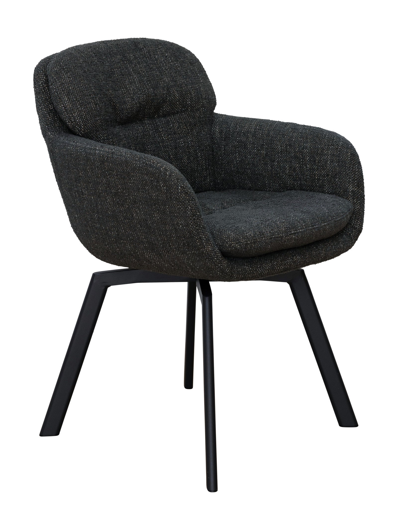Chloe Dining Chair in Sikara Black Forest - Hertex Haus - Hertex Haus