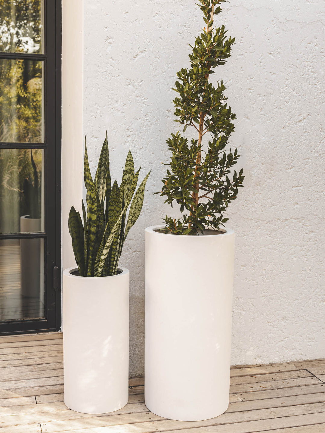Cima Planter in Bone