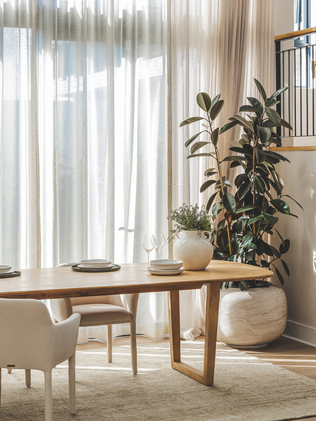 Civico Dining Table 12-Seater in Light Spice