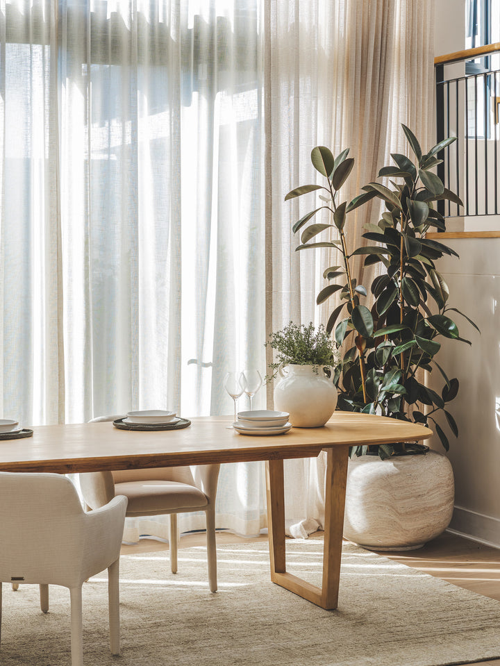 Civico Dining Table 12-Seater in Light Spice