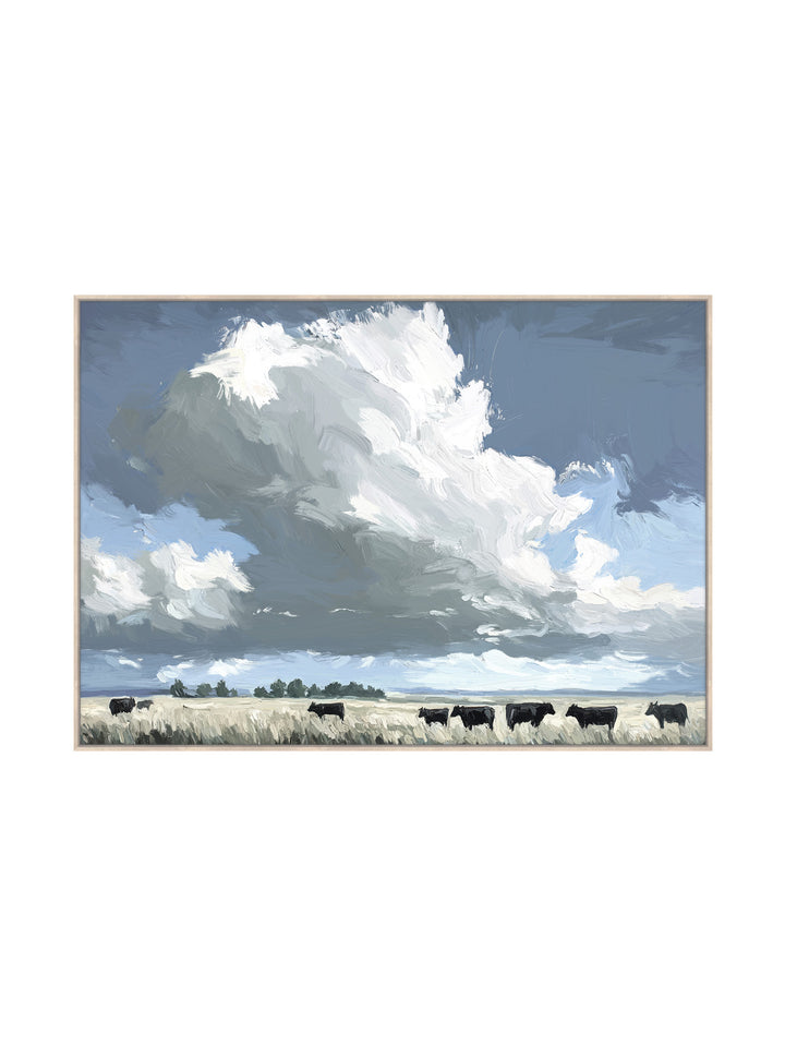 Cloudland Pasture Wall Art in Hayfield