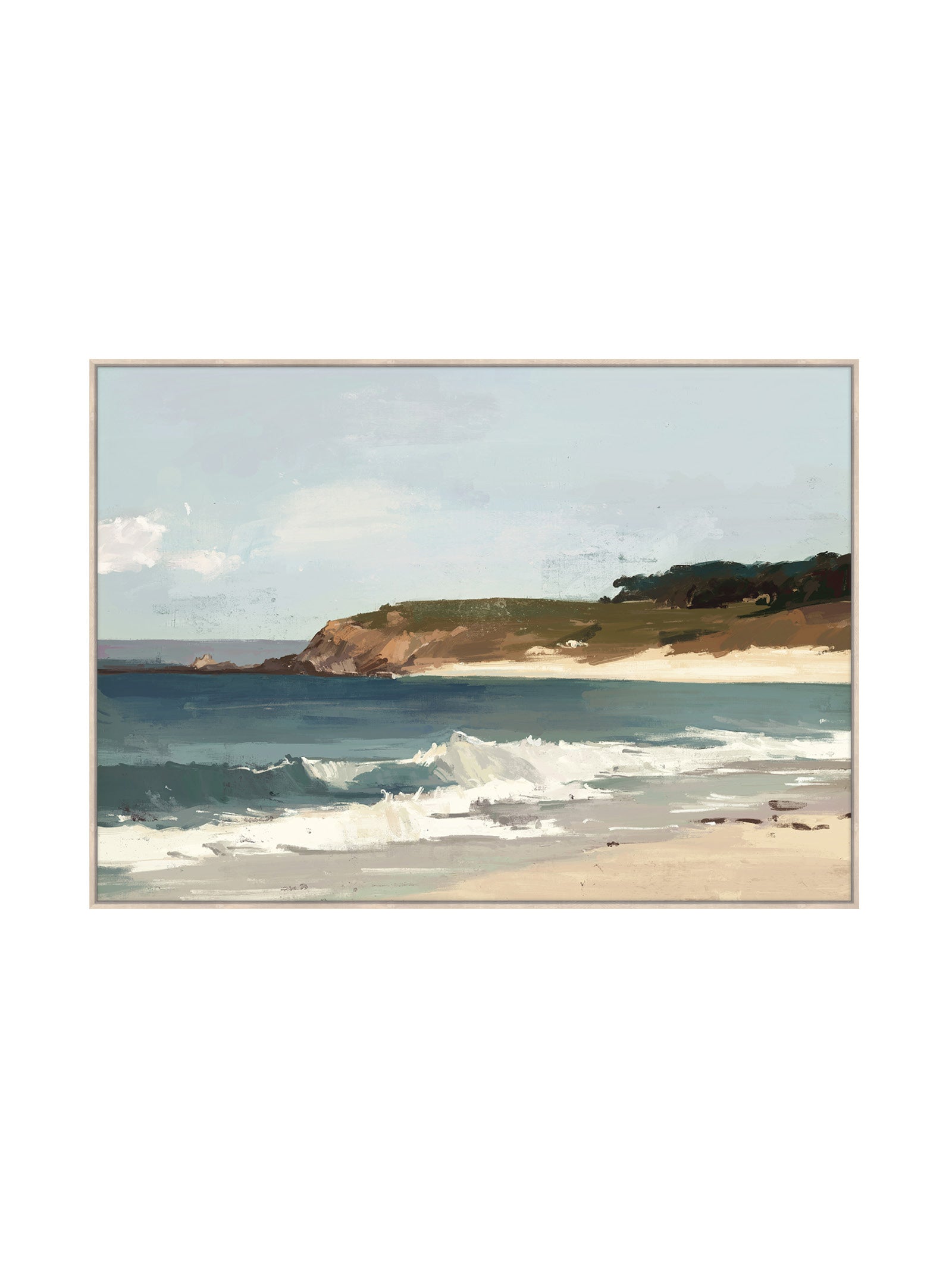 絵画 freesia  sizeF3 Coffee Bay Wall Art in Seafoam - Hertex Haus - Hertex Haus