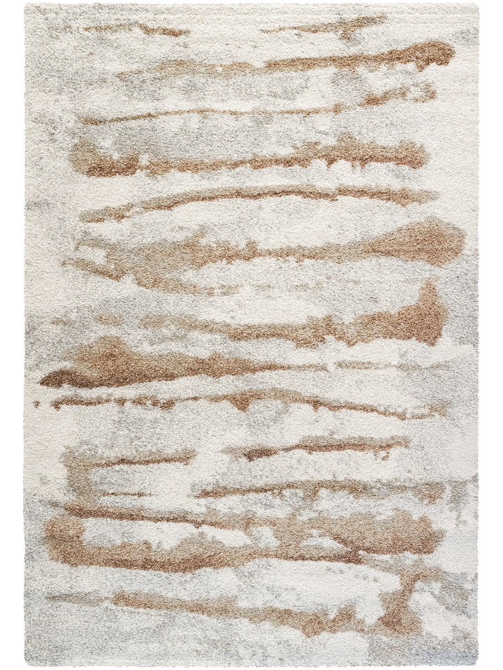 Colour Bleed Rug in Sepia